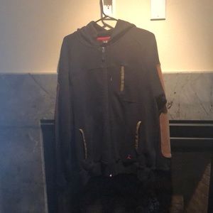 Air Jordan 10 olive hooded sweatshirt size L